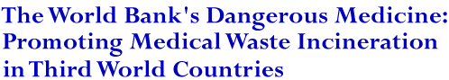 World Bank's Dangerous Medicine